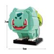 MOC NON  New Classic Anime Pokemon Center House Pikachu Greninja Mewtwo Charizard Venusaur Building Blocks Bricks Sets Model DIY Toy Fashion