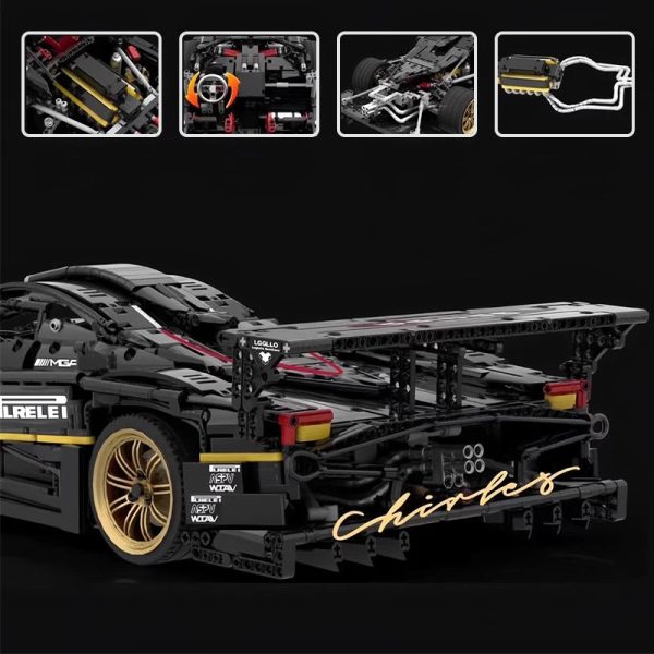 MOC NON  New 220907 Technical Car Paganis Zonda R Model 4500pcs Building Blocks Bricks Puzzle Toy  For Kids Online Sale