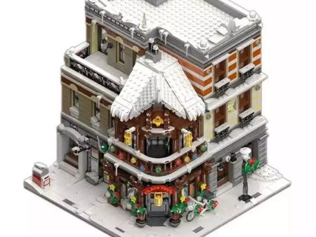 MOC  Compatible  2022 New Claus Toys 89143 2955PCS Street View Winter Village House City Building Blocks Bricks MOC Chlidren   Toys Sale