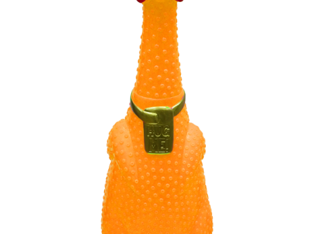 Giant Hug Me Chicken Orange - Over 2 Feet tall, Screams for up to 45 seconds! (Orange) Online Hot Sale