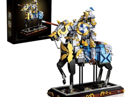 NON  2024 New 1247pcs MOC Medieval Knight Building Blocks Bricks Assembling Model Fashion