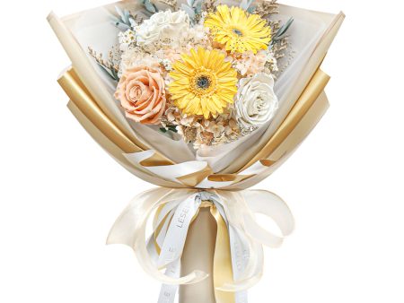 Preserved Flower Bouquet - Yellow Sunflowers Cheap