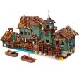 MOC NON  YOOGE Ug30103 Fisherman Series Dock Restaurant Ideas Street View 30102 Captain Dock Assembled Building Block Toys Supply