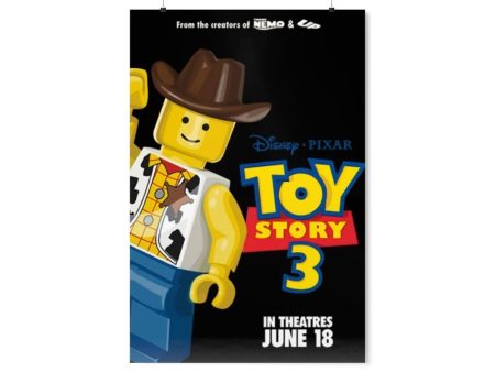 MOC  Compatible  Toy Story 3  Movie Wall Art POSTER ONLY Fashion