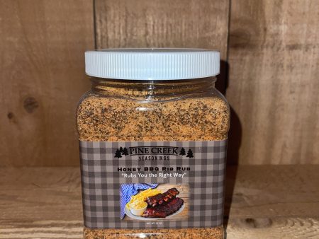 Pine Creek Honey BBQ Rib Rub Seasoning 32OZ Discount