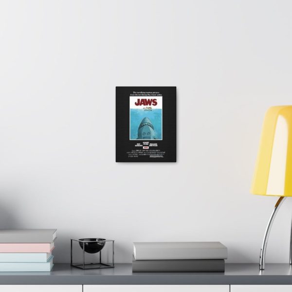 MOC  Compatible  Jaws  Movie Wall Art Canvas Art With Backing. Fashion