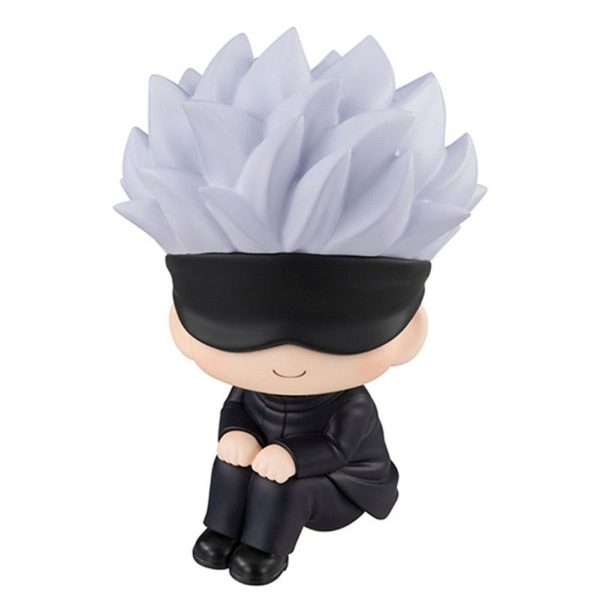 MOC  Compatible  Anime Jujutsu Kaisen Figurine Cute Gojo Satoru Itadori Yuji Look Up PVC Anime Action Figure on Sale