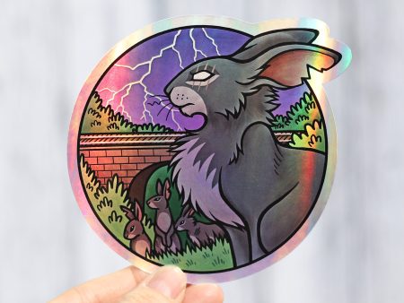 General Woundwort Holographic Vinyl Sticker Cheap