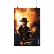 MOC  Compatible  Indiana Jones  Movie Wall Art POSTER ONLY For Discount