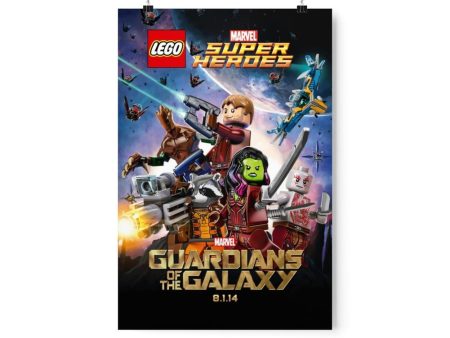 MOC  Compatible  Guardians of The Galaxy v2  Movie Wall Art POSTER ONLY Online