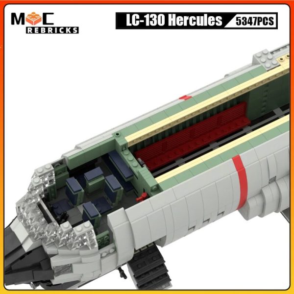 MOC NON  MOC Military US Air Foe Variant LC-130 Heules Transport Airaft MOC Building Blocks Large Airplane Model Bricks Toys Kid Online Hot Sale