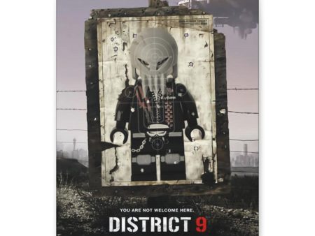 MOC  Compatible  District 9  Movie Wall Art Canvas Art With Backing. Sale