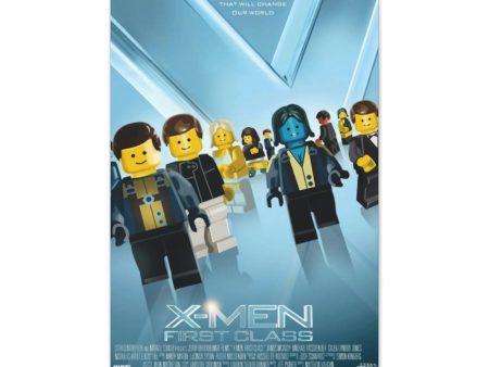 MOC  Compatible  X-Men First Class  Movie Wall Art Canvas Art With Backing. Online