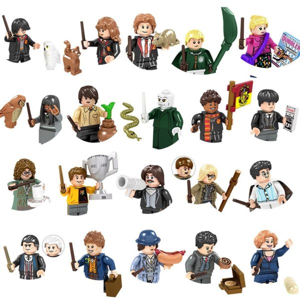 MOC NON  Harry Mini Doll Action Figure Building Block Brick Toy for  Kid  for Boy Girl Assembly Construction Miniature Model For Sale