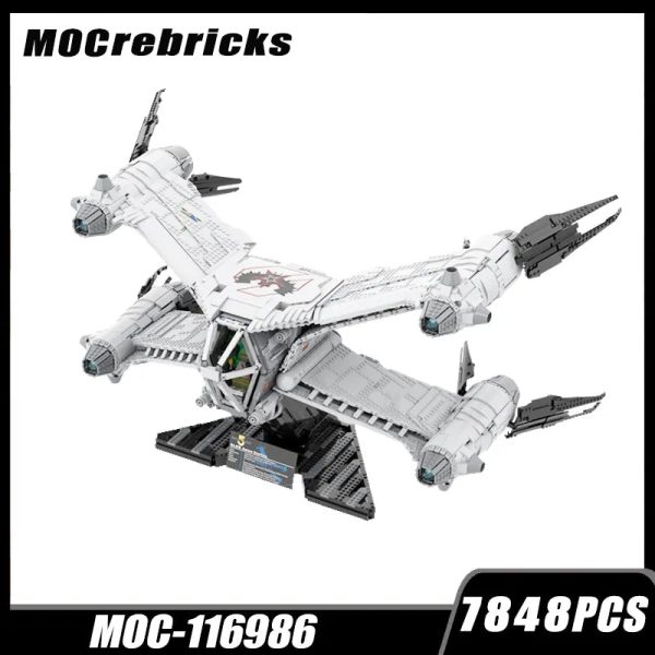 MOC NON  MOC MOC Building Block SA-23E Aurora Starfury Science Fiction Airaft Bricks DIY Assembled Model Toy Holiday For  MOC-116986 For Cheap