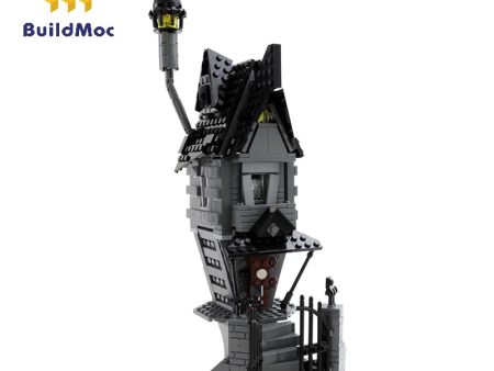 MOC NON  MOC Buildmoc Ahitecture Haunted House Former Residence Building Street Scene  Diy Toy Building Block Model Cheap