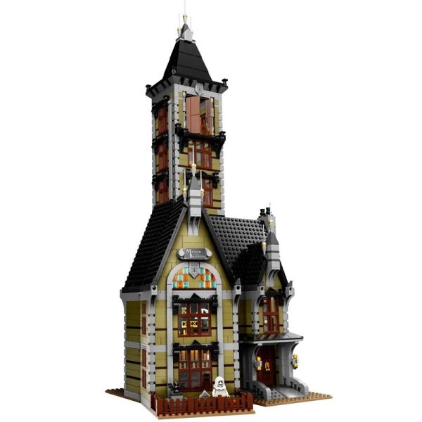 MOC NON  MOC With 9 MINI Figures Haunted House Mega Drop Jumping Machine Building Blocks Bricks Compatible 10273 Toy For Cheap