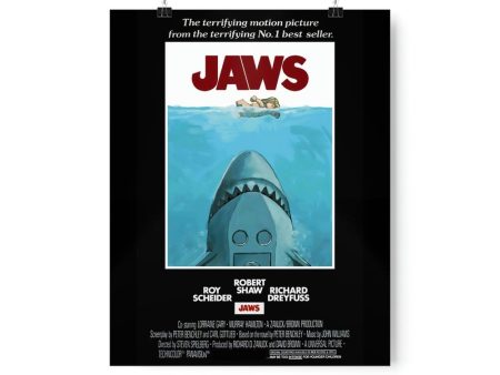 MOC  Compatible  Jaws  Movie Wall Art POSTER ONLY Discount