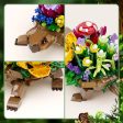 MOC NON  2024 NEW Turtles Planter Flower Pot Building Block Set Ideas Underwater World Model Toys Online Sale