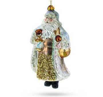 Wintery Santa with Lantern Online Hot Sale