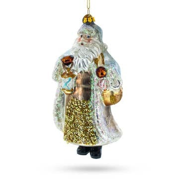 Wintery Santa with Lantern Online Hot Sale