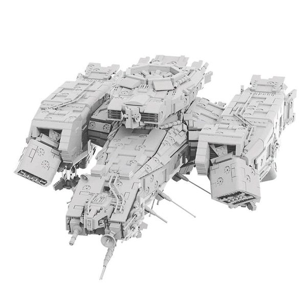 MOC  Compatible  Space Series USCSS Nostromo Spaceship Building Blocks Set For Aliens Battle Ships Warship Model toys Online Hot Sale