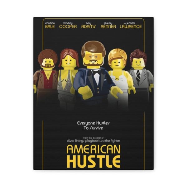 MOC  Compatible  American Hustle  Movie Wall Art Canvas Art With Backing. Hot on Sale