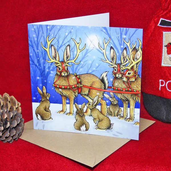 Rabbit Christmas Card 8 Pack ~ £1 goes to Rabbit Rescue North West Sale