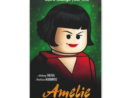 MOC  Compatible  Amelie  Movie Wall Art Canvas Art With Backing. Hot on Sale