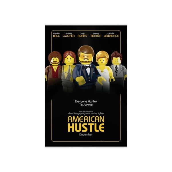 MOC  Compatible  American Hustle  Movie Wall Art POSTER ONLY Cheap