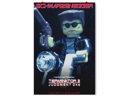 MOC  Compatible  Terminator 2  Movie Wall Art POSTER ONLY Discount