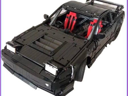 MOC NON  Scale 180SX   240SX Type X Supear Racing Car Vehicle Sport MOC-104190 Model Buiding Block Bricks Toys Kids   Boy Online Sale