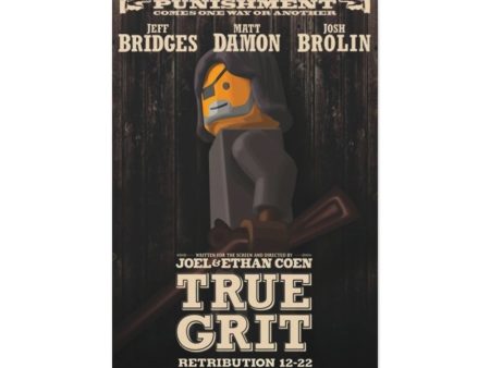 MOC  Compatible  True Grit  Movie Wall Art Canvas Art With Backing. Cheap