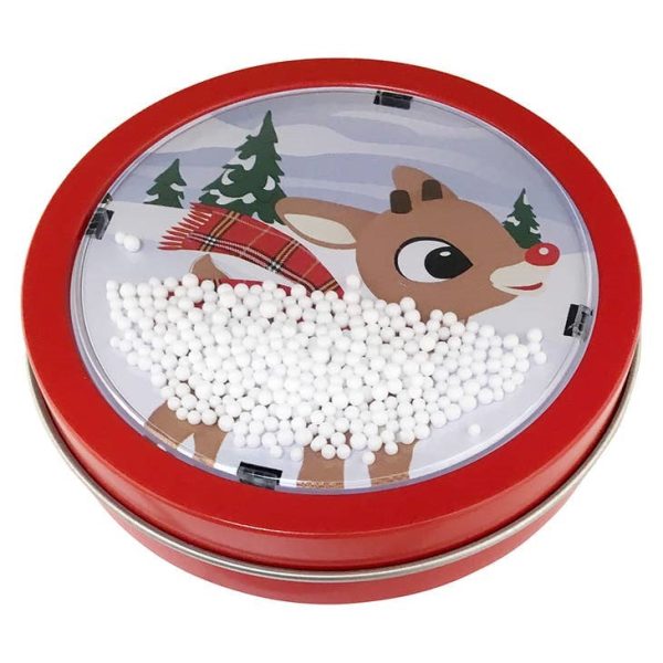 Rudolph Snowglobe Candy Tin Discount