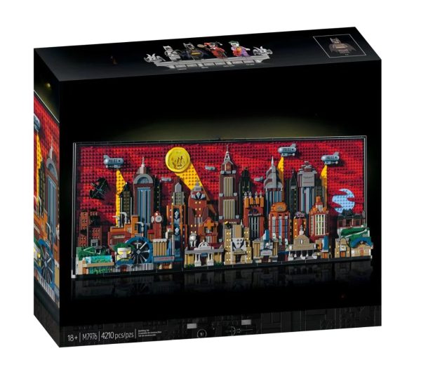 NON  2024 New 76271 The Animated Series Gotham City Skyline Building Block Model Compatible Assembly Brick Toys For Discount