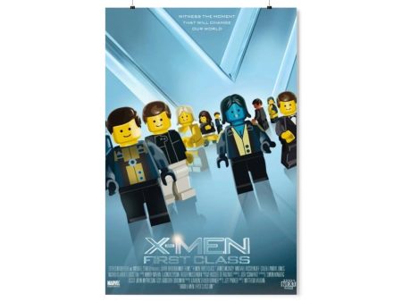 MOC  Compatible  X-Men First Class  Movie Wall Art POSTER ONLY Online Hot Sale