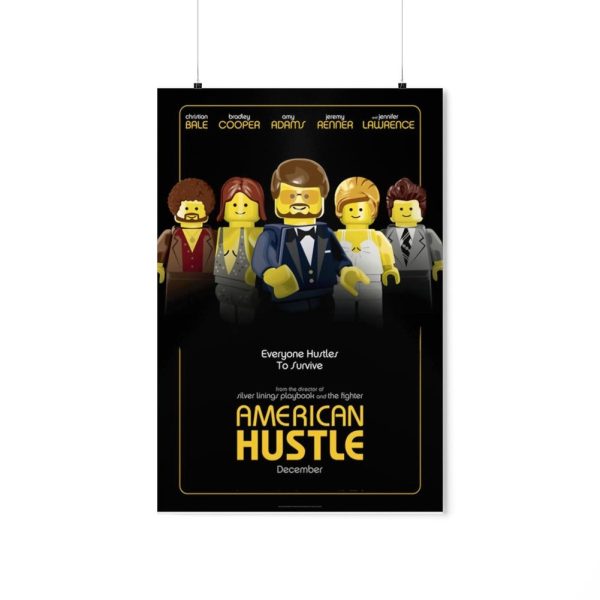 MOC  Compatible  American Hustle  Movie Wall Art POSTER ONLY Cheap