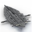 MOC NON  MOC MOC Building Block Wraith Hive Ship Model Science Fiction Spacecraft Technology Bricks DIY Assembled Aerocraft Toy For Cheap