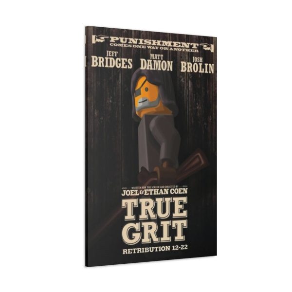 MOC  Compatible  True Grit  Movie Wall Art Canvas Art With Backing. Cheap