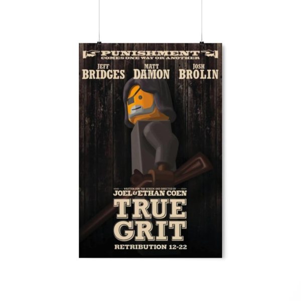 MOC  Compatible  True Grit  Movie Wall Art POSTER ONLY For Cheap