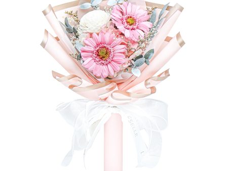 Mini Preserved Sunflower Bouquet - Baby Pink Online Sale