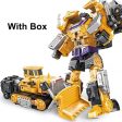 MOC NON  Transformation Robot Toy 6 in1 Engineering Vehicle Model Educational Assembling Deformation Action Figure Car Toy for Online Sale