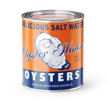 Salt Water Oysters Tin Candle Discount