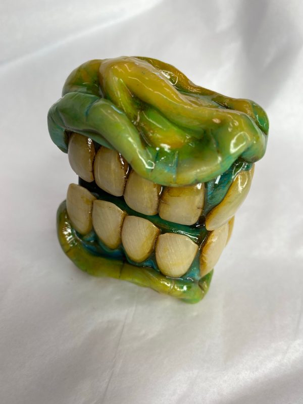 Green Toothy Chomp Lighter For Sale