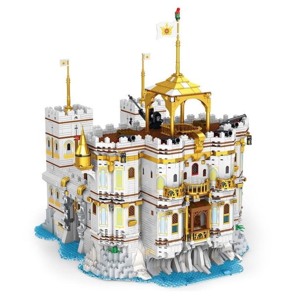 MOC NON  New Moc Idea Pirate Series Building Blocks The Royal Bay Construction Blocks Castle Bricks Assembling DIY toys   Set For Sale