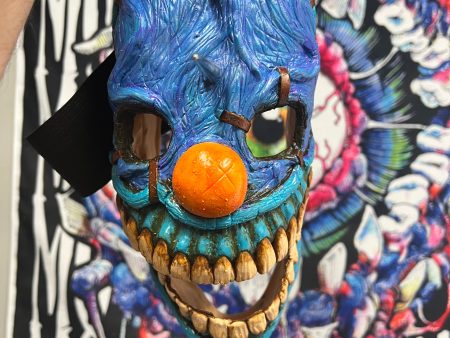 Blue Chuckles The Moldy Clown Mask Hot on Sale