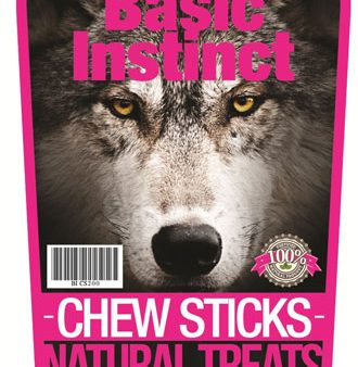 Basic Instinct Chew Sticks Natural Dog Treats 200g Fashion