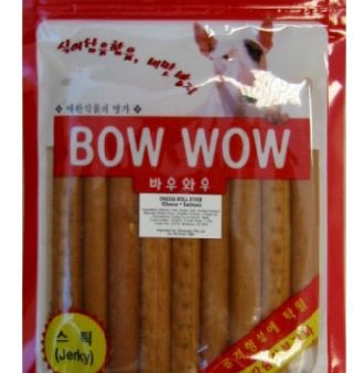 Bow Wow Salmon Cheese Roll Stick Dog Treat 120g Discount