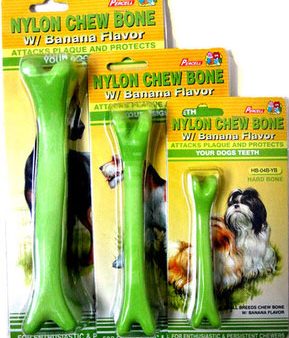 Percell Nylon Banana Flavour Chew Soft Bone Large on Sale