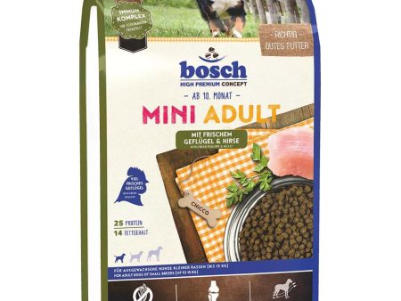 Bosch High Premium Mini Adult Poultry & Millet Dry Dog Food 3kg Discount